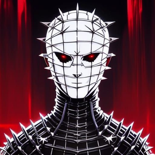Pinhead Hellraiser in Anime Style