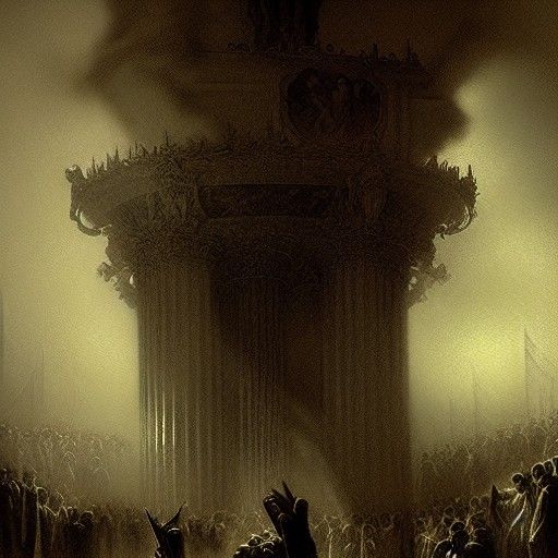 Gustave Doré Style Horror Illustration