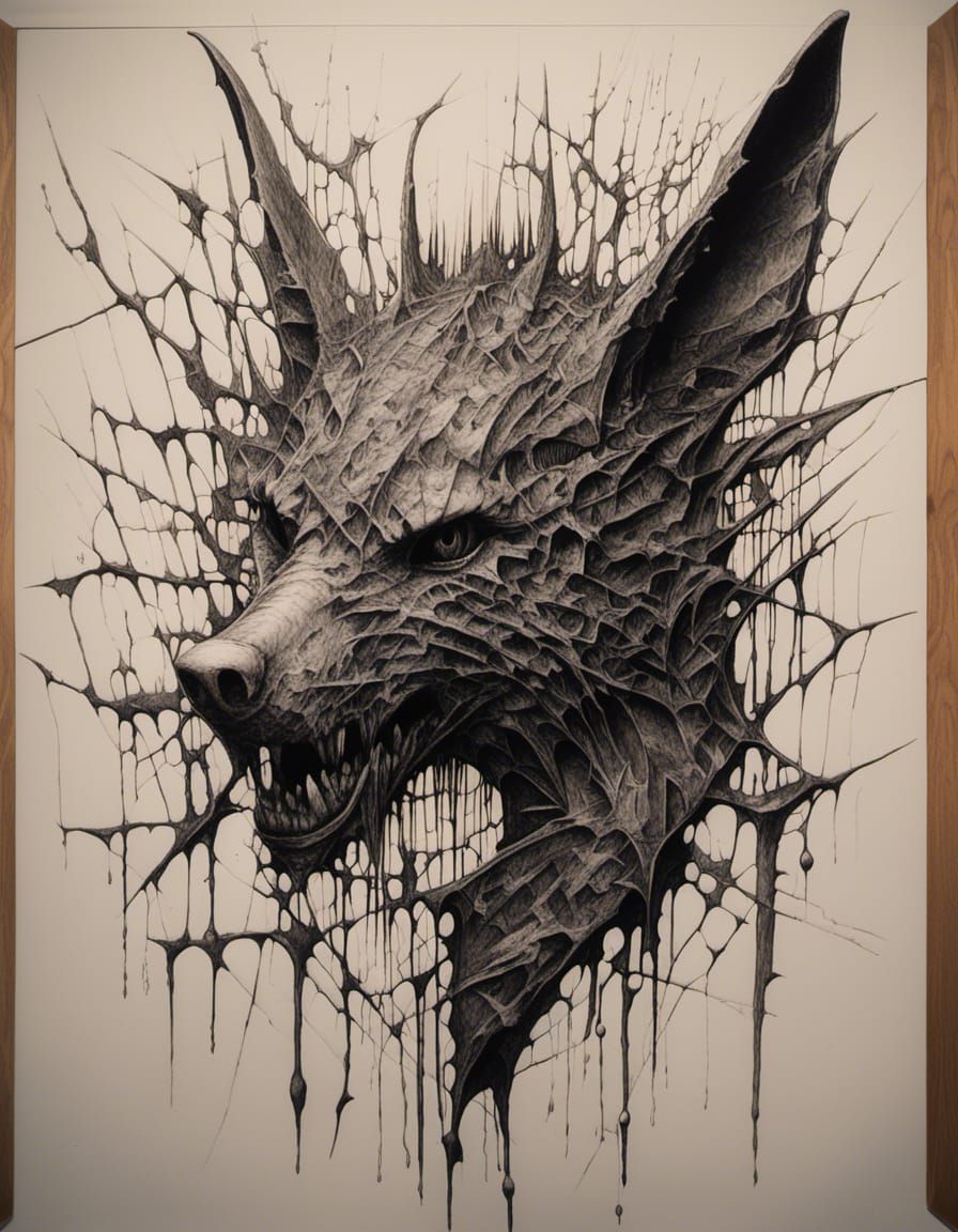 Wicked Hooded Witch Playing with Fire