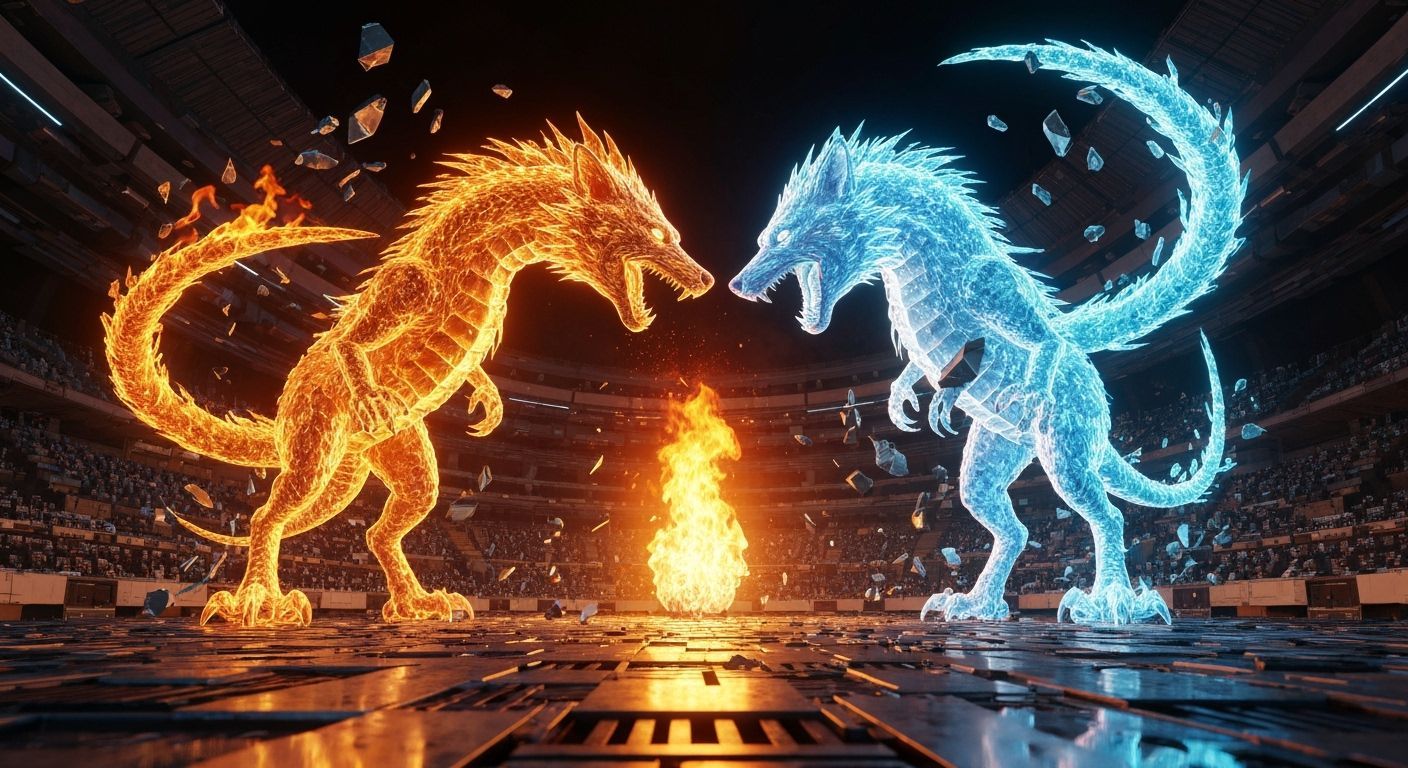 Clash of Fire and Ice: Cyberpunk Arena