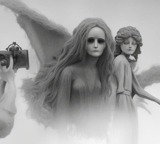 Surreal Ethereal Manifestation in Dreamlike Stopmotion Style