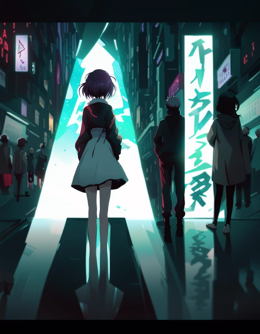 Celebrating the Future of Art in Cyberpunk Anime Style