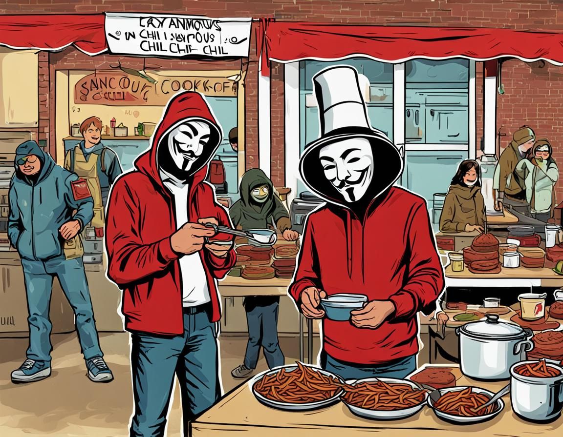 Anonymous Ray's Suspicious Behavior at Chili Cookoff