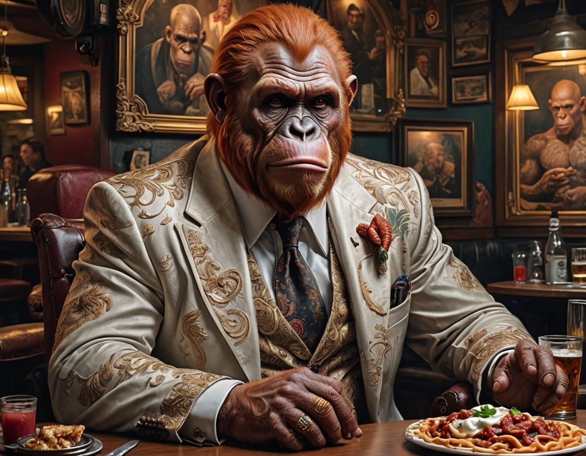 orangutan cosa nostra mafia boss in NY
