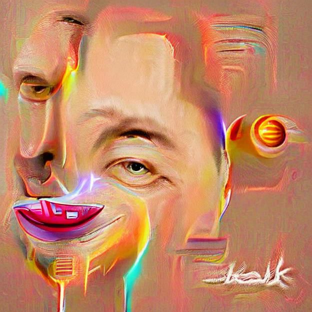 Abstract AI-Generated Image from Empty Prompt