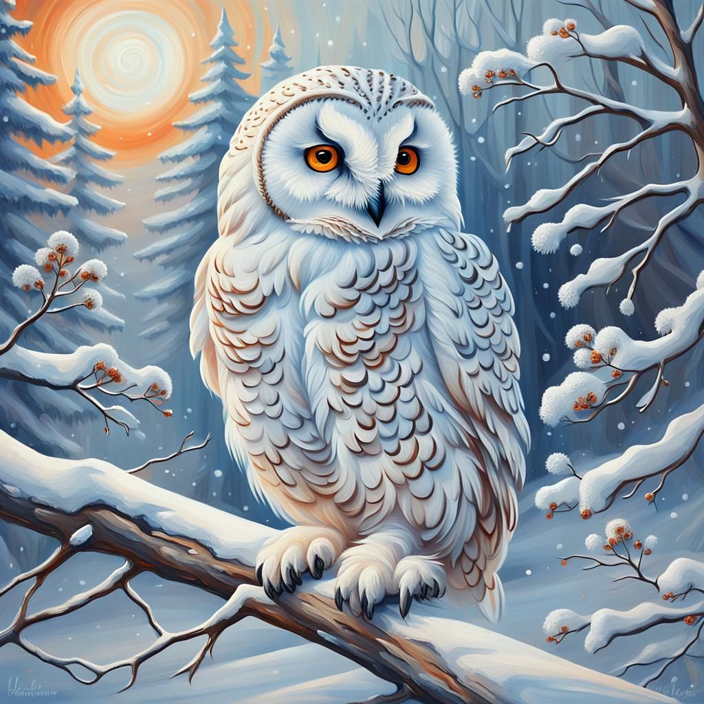 Snow owl