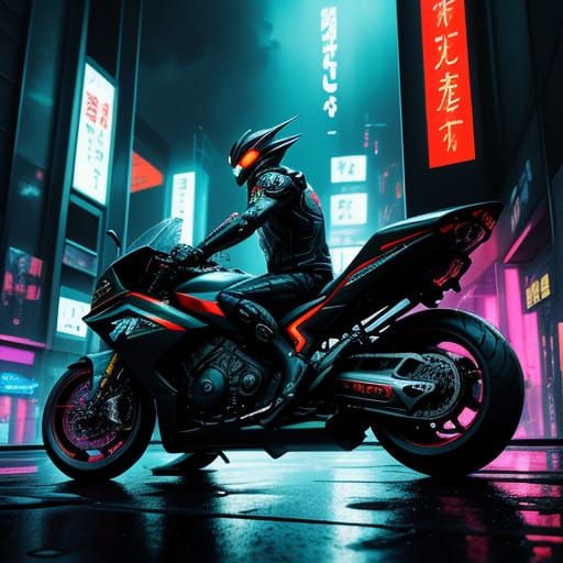 Neon Dreams of a Futuristic Metropolis