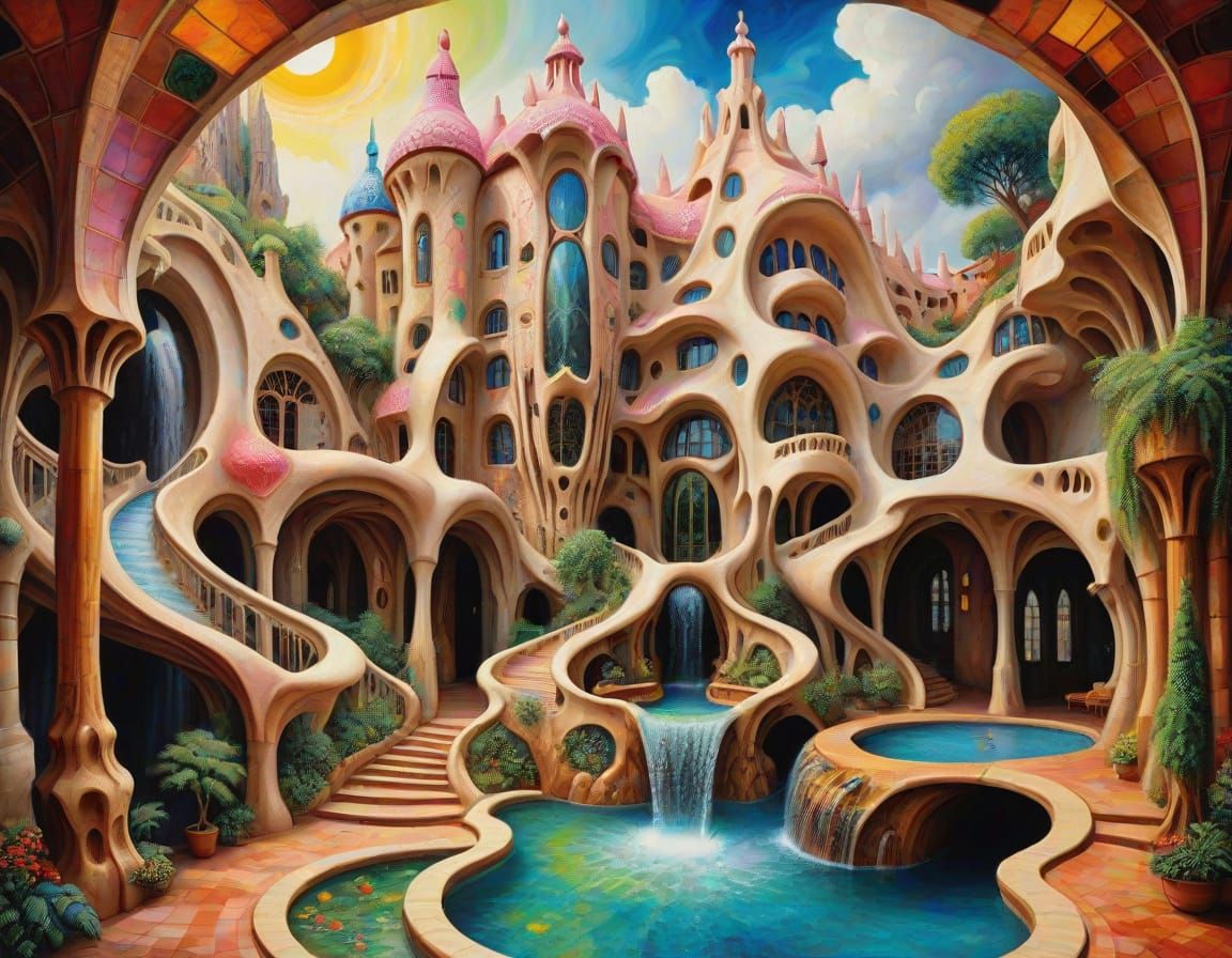 Organic architecture in Minas Tirith