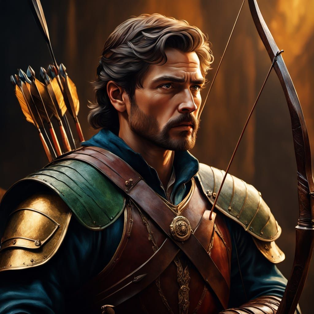 William Tell in Hyperrealistic Concept Art: A Cinematic Mast...