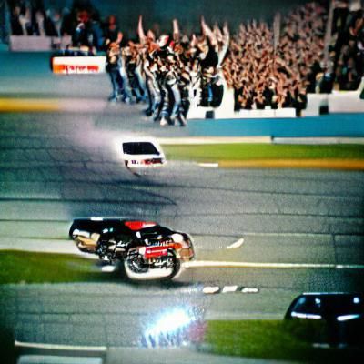 Dale Earnhardt Daytona 500 AI Image