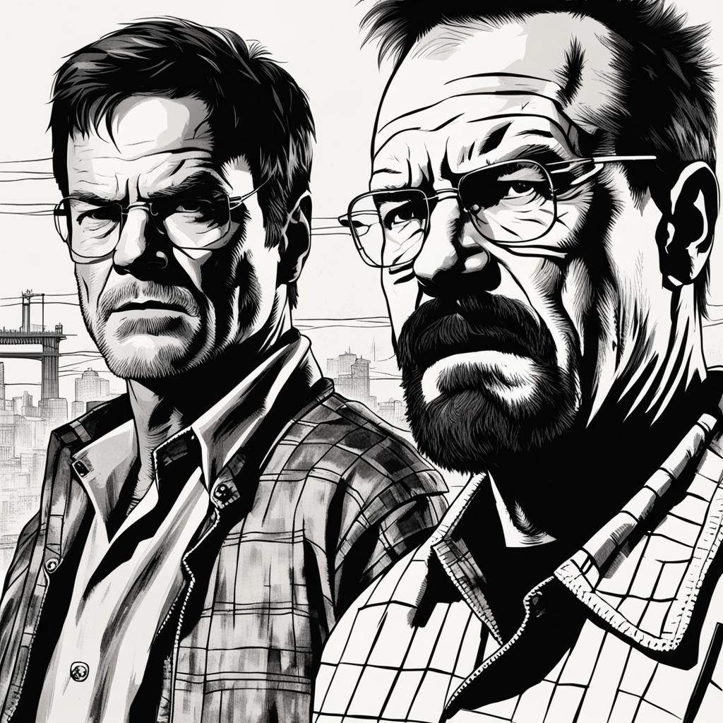 Dexter Morgan and Walter White