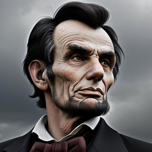 The other presidents playing soccer with Abraham Lincoln,