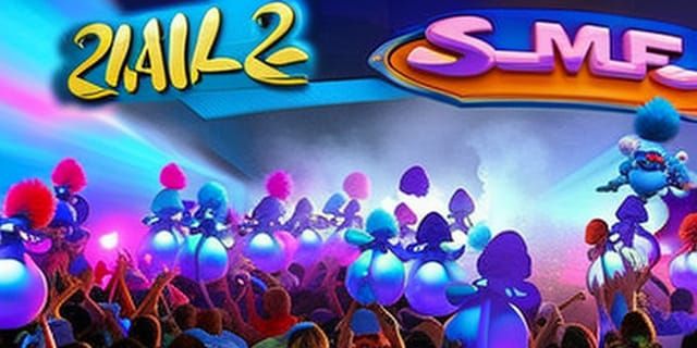 Smurf Rave Illustration