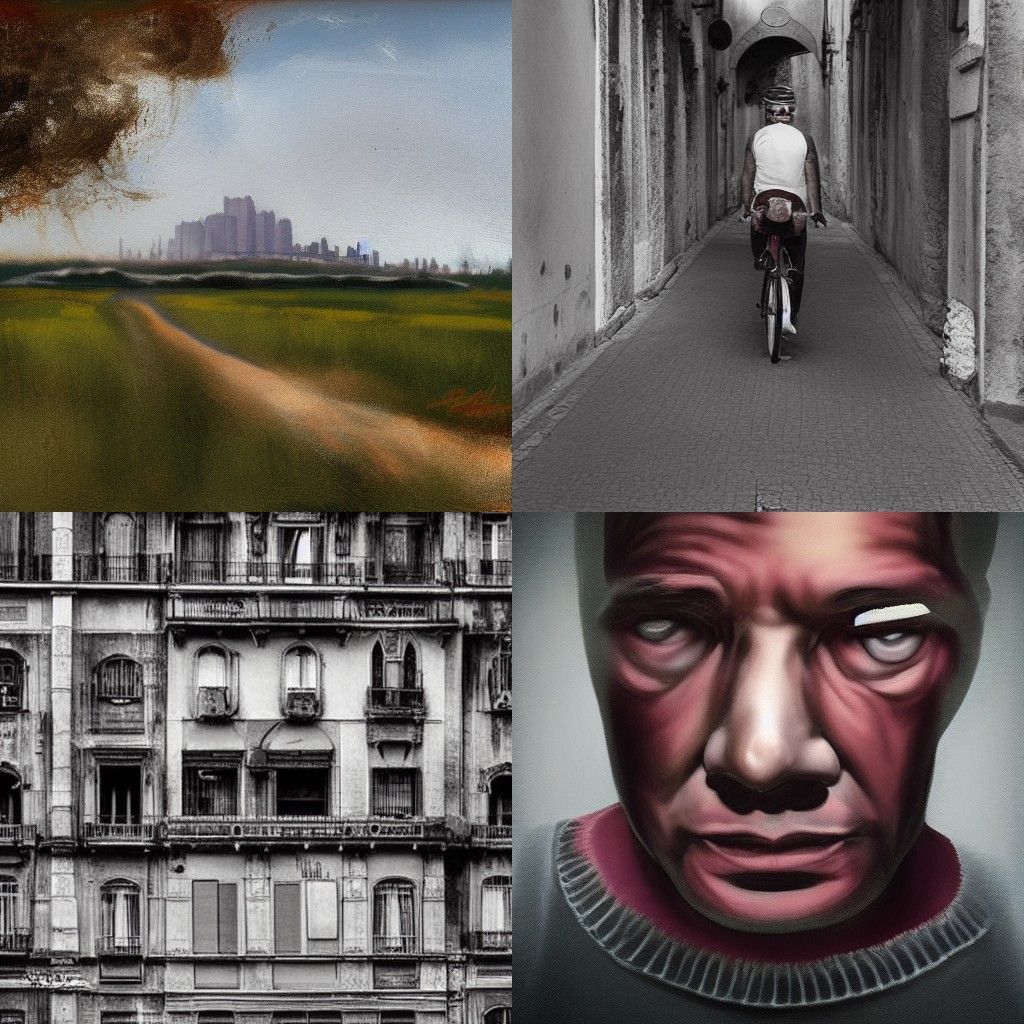 Unique Digital Portrait in Painterly Style