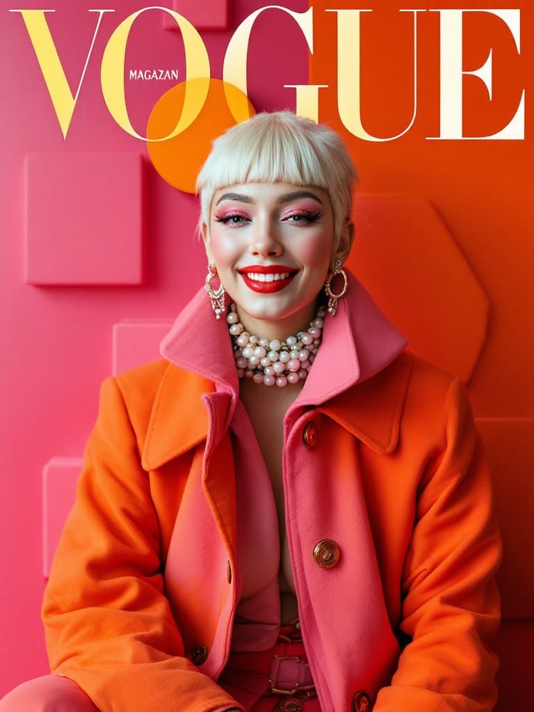 Vogue Cover: Lady Gaga in 1960s Mod Style