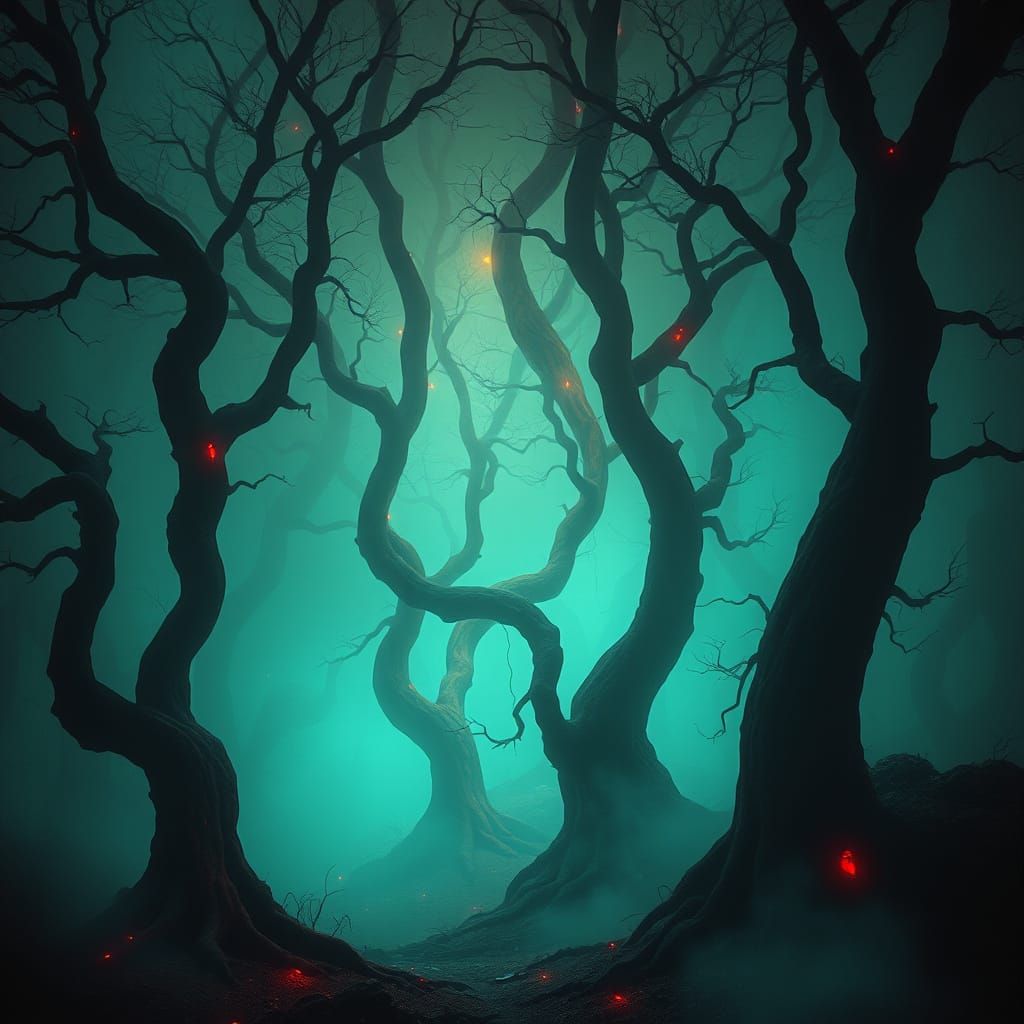 Ethereal, Glowing Forest of Secrets
