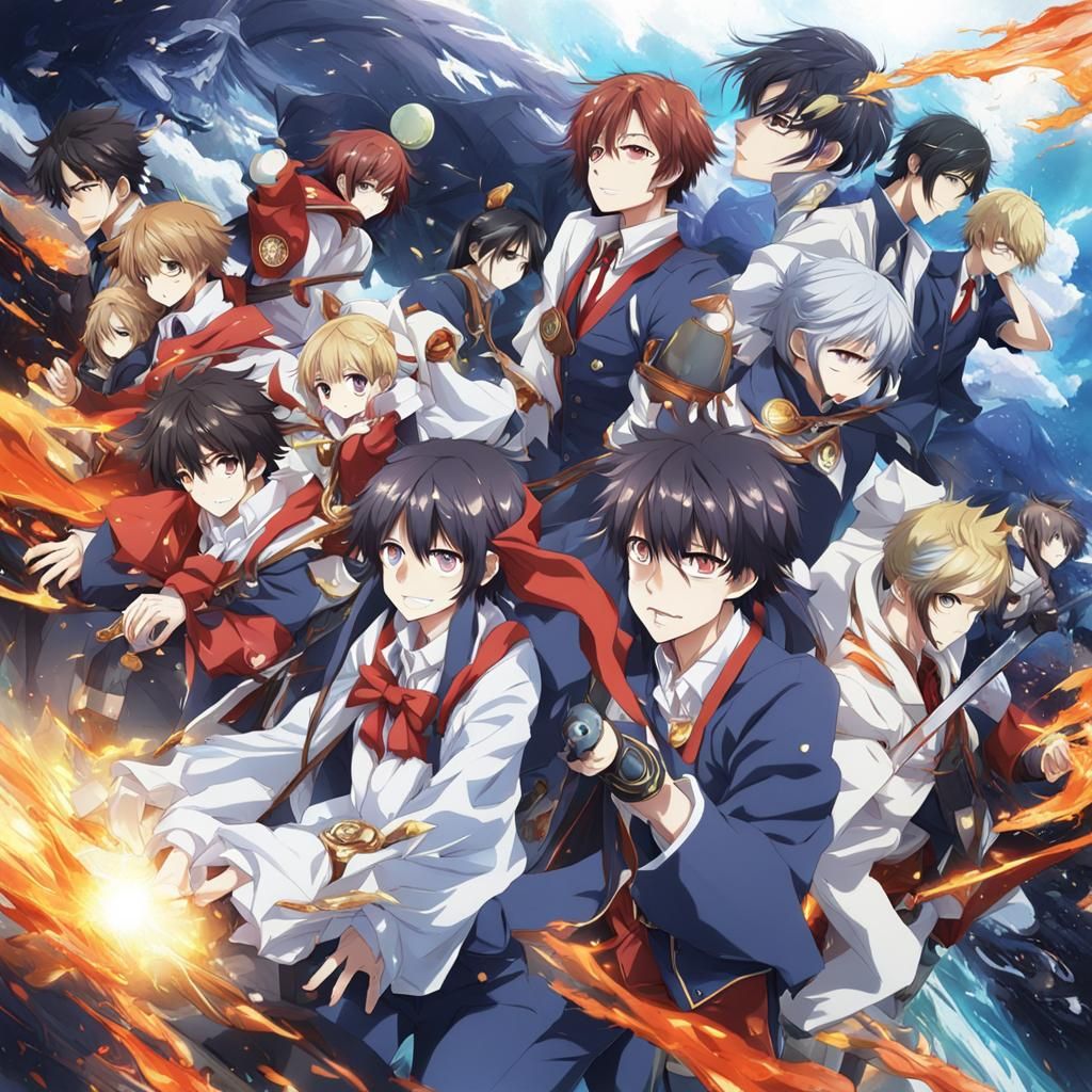 Hot Anime Aonio: Japanese Manga Style Illustration