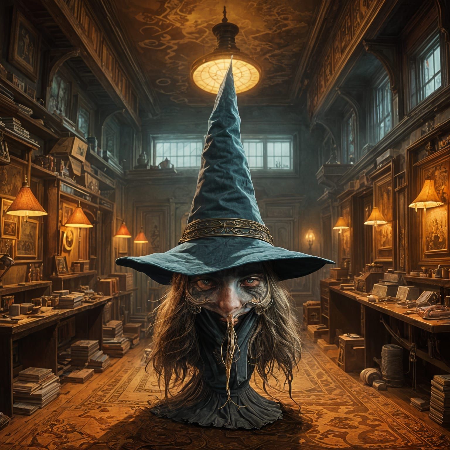 Enchanted Sorting Hat: A Digital Art Masterpiece