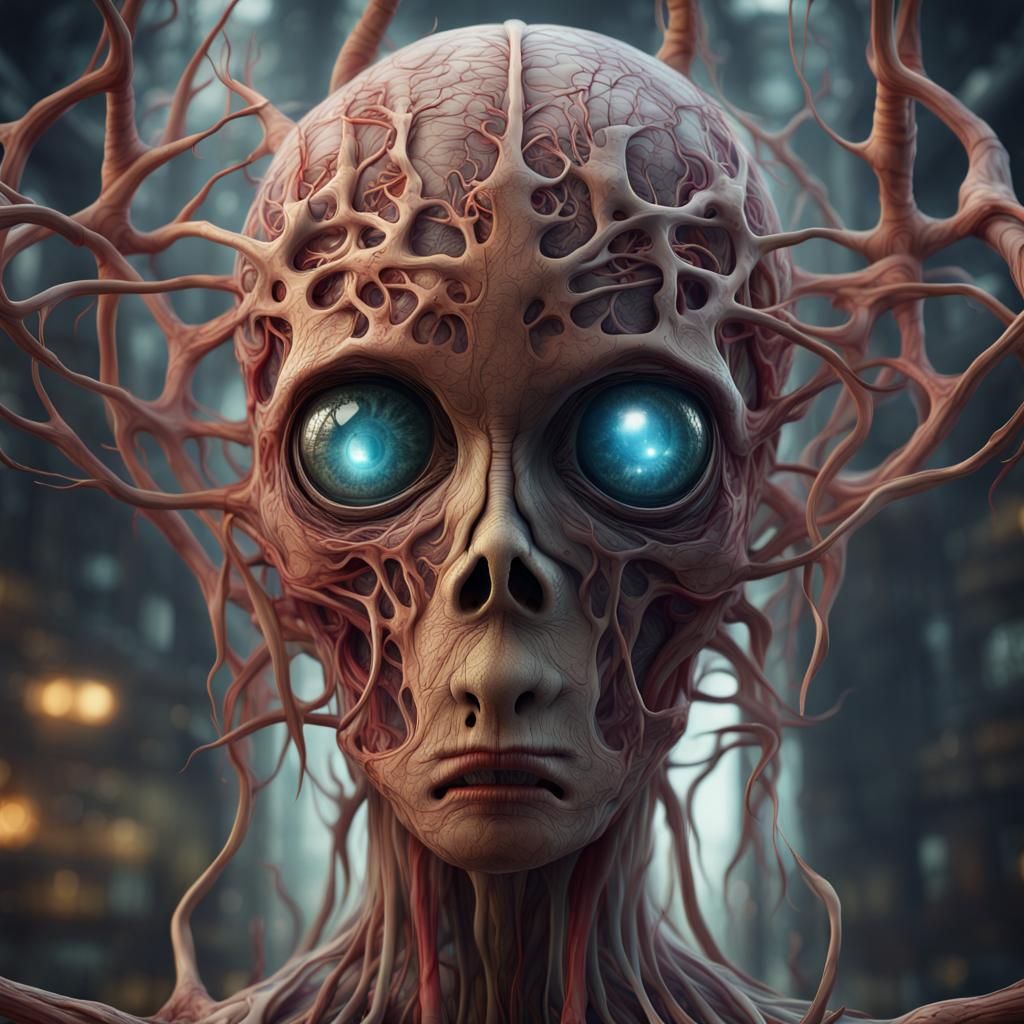 Carnivorous CNS Creature Concept Art in Unreal Engine