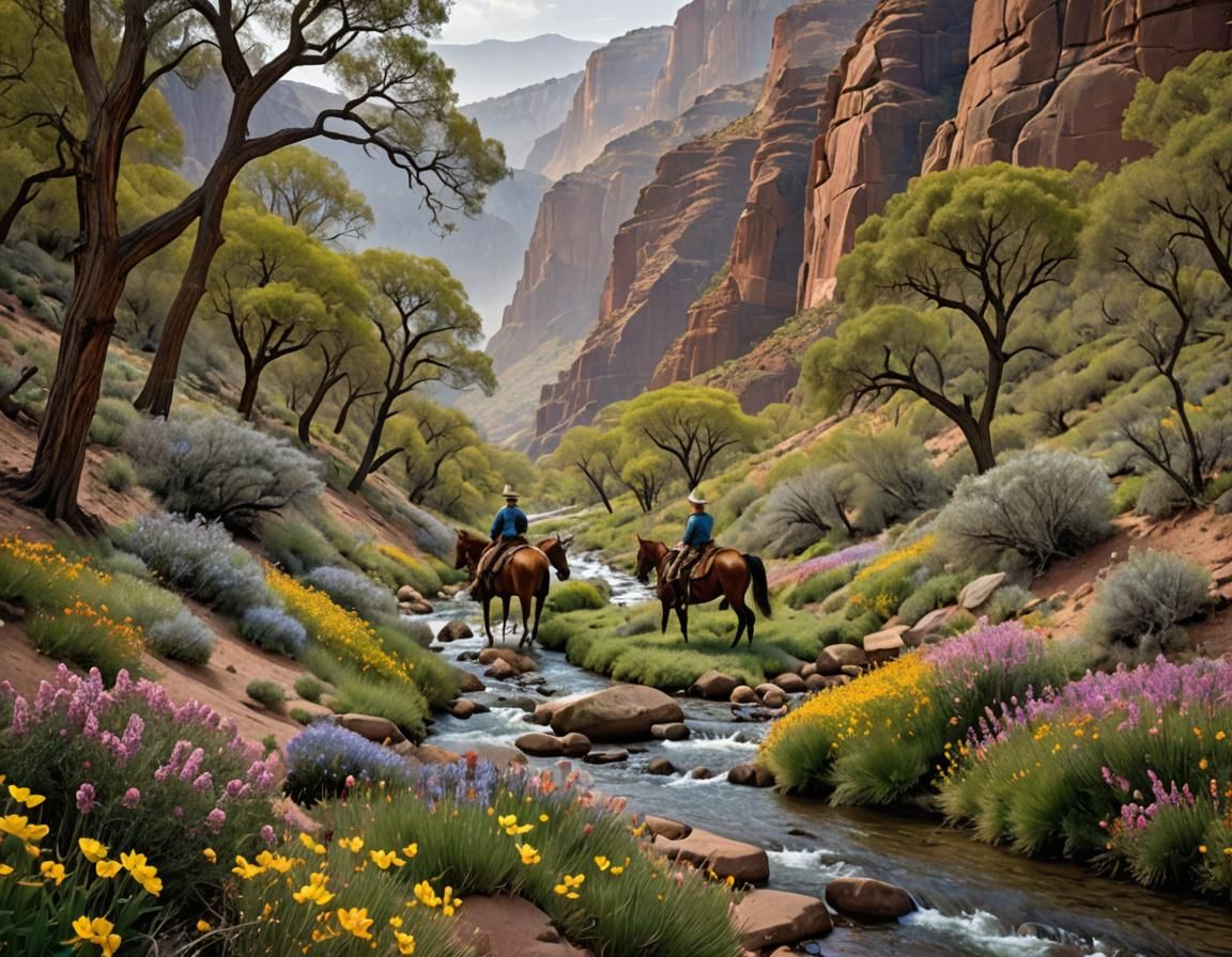 Desert canyon Spring III