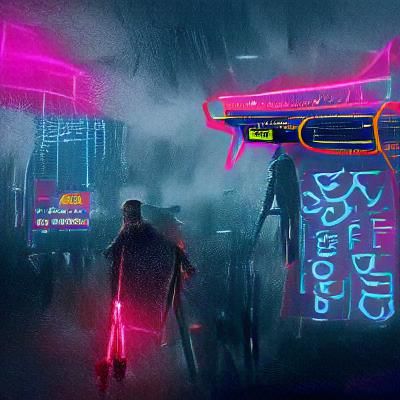 Cyberpunk 2099 Neon Cityscape: Blade Runner Aesthetic