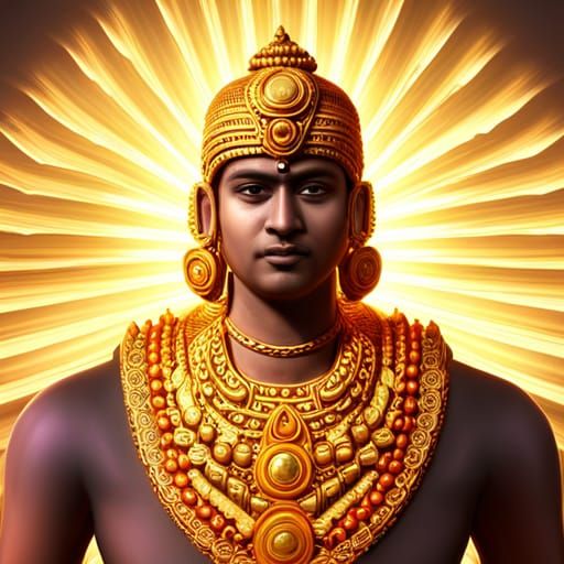 Radiant Surya: The Hindu Sun God in Indo-Futurism