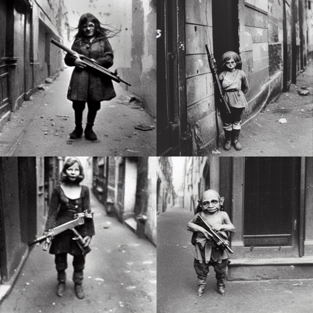 Goblin Guerrilla in War-Torn Paris