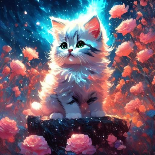 AI Image Generated from LoRA Kittenwish