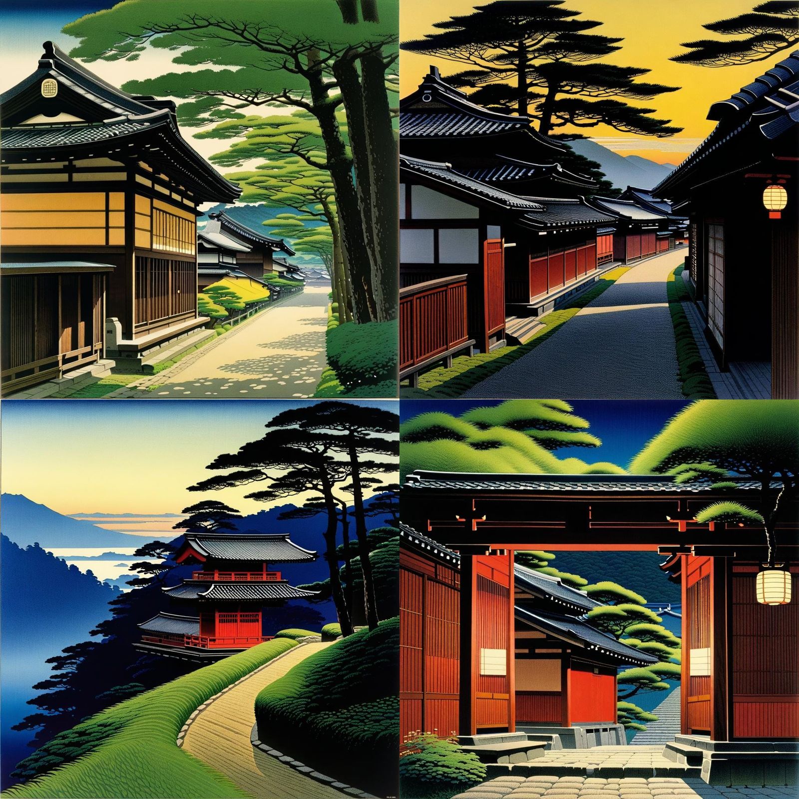 Landscape in Hasui Kawase Style