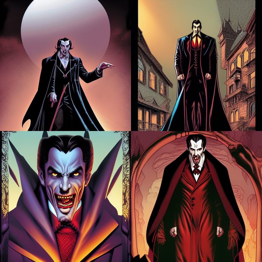 Dracula Comic Book Art by Mark Brooks and Dan Mumford