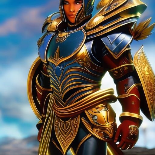 Virgo zodiac sign armor