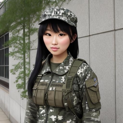 AI Realization of a Camouflage School