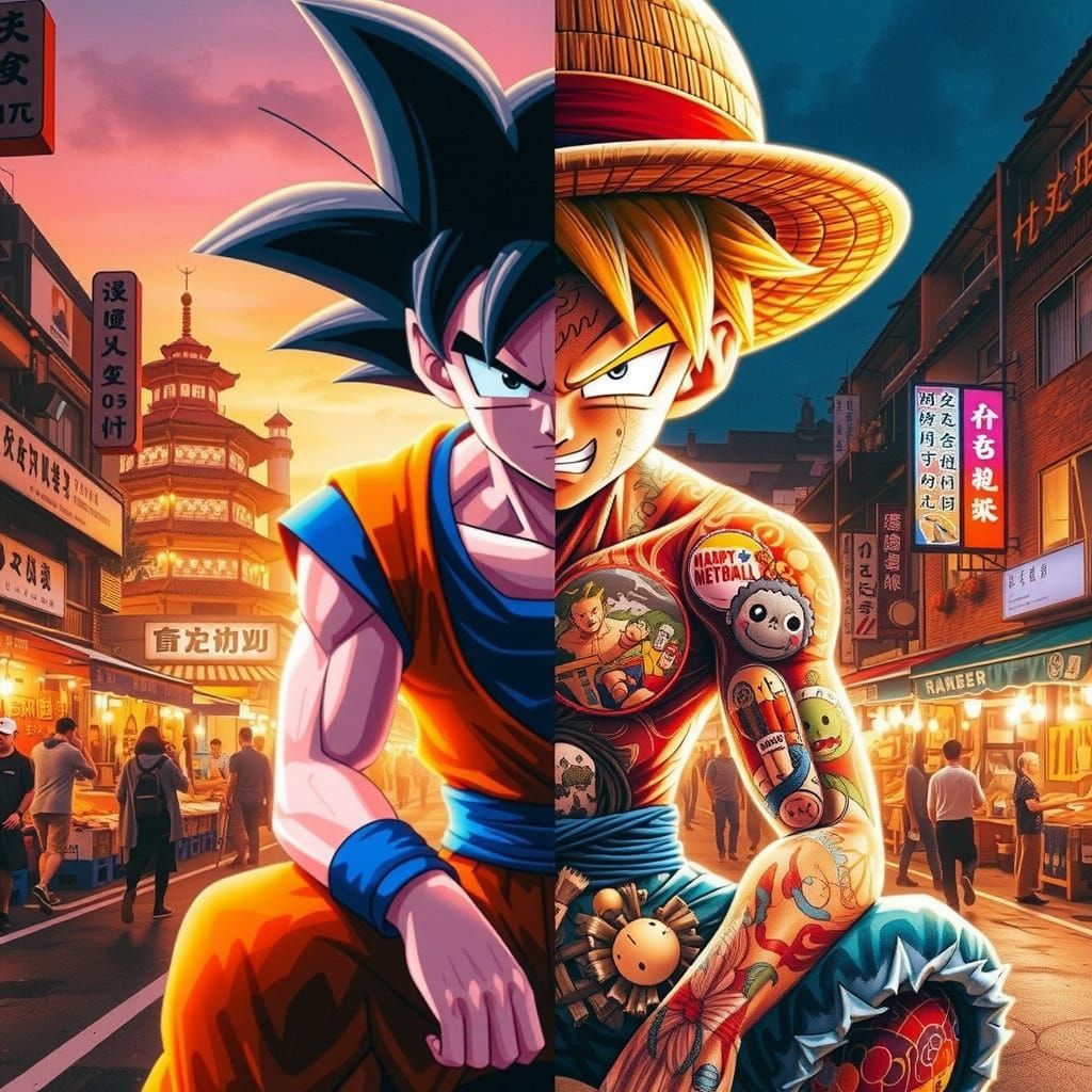 2 different Goku Real...