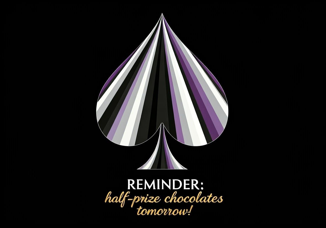 Elegant Valentine's Day Card in Art Nouveau Style