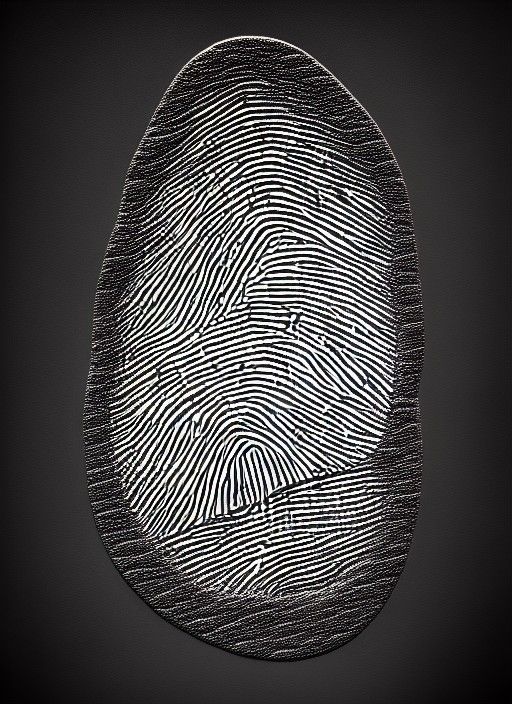 Surreal Fingerprint of God in 4K Resolution