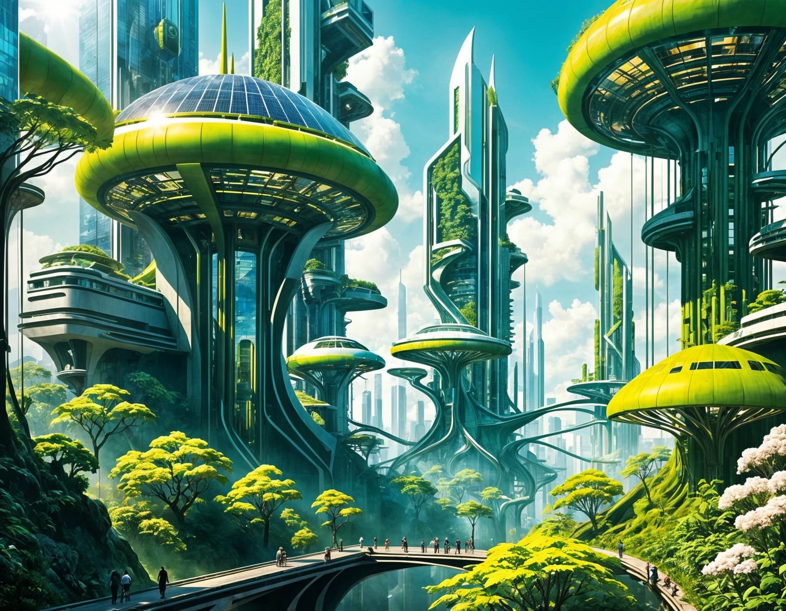 Solarpunk Metropolis