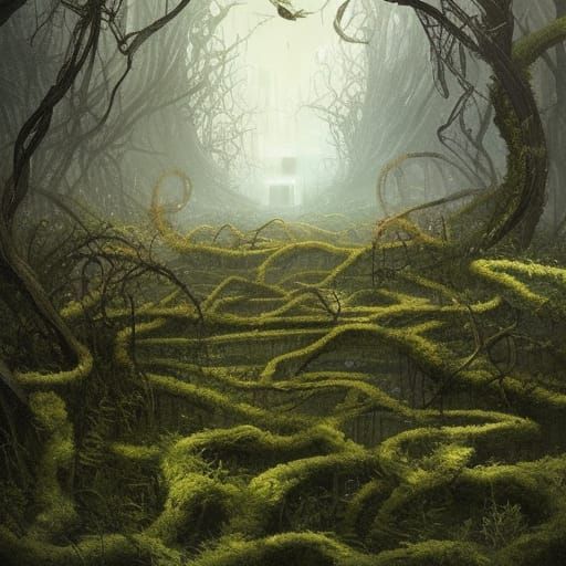 Overgrown City: Nature's Sinister Claim