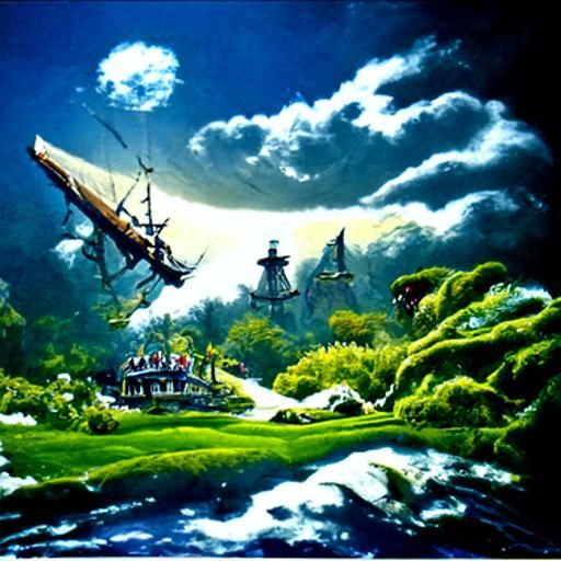 Neverland: An Oil Painting Masterpiece