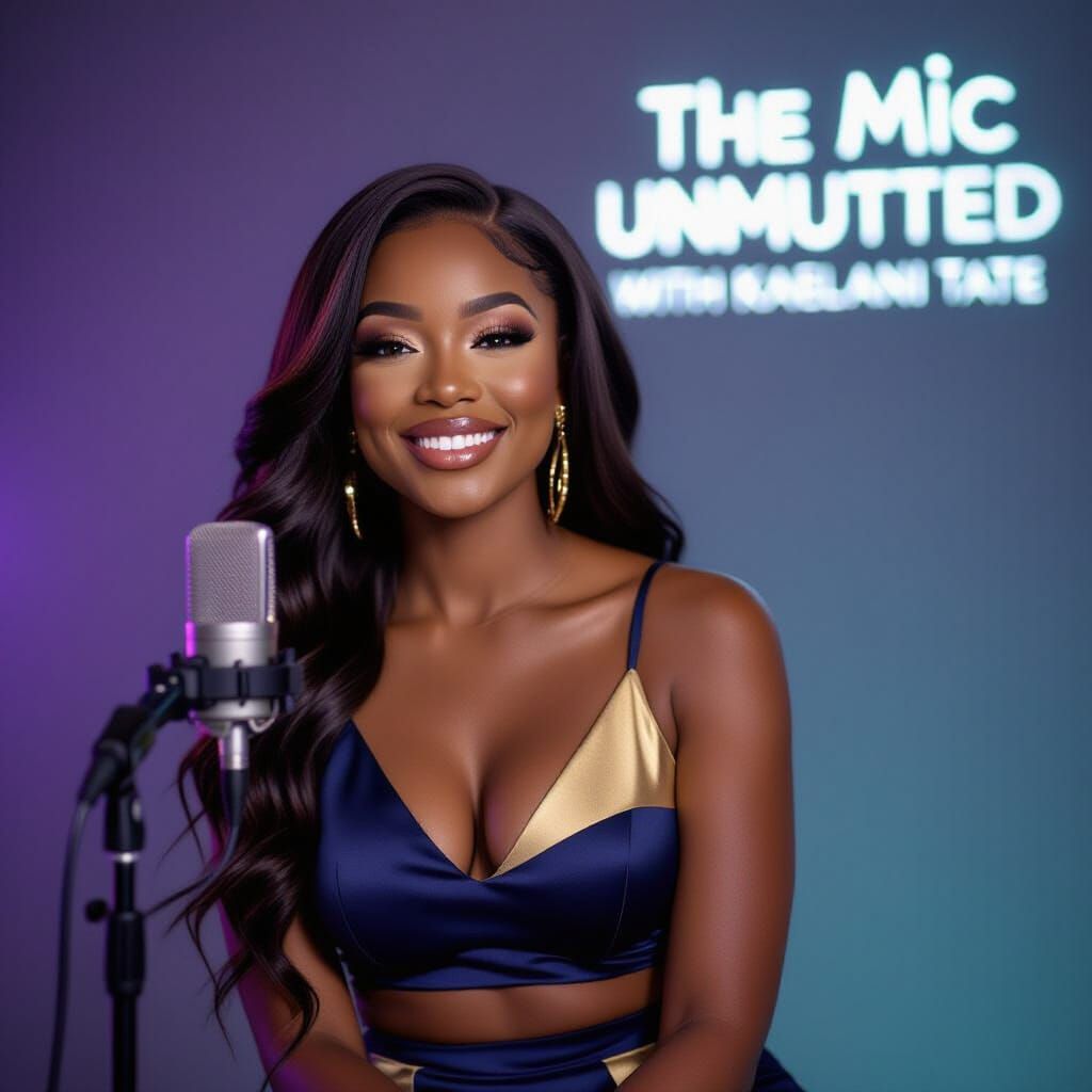 Kaelani Tate: Confident Woman in Studio Portrait