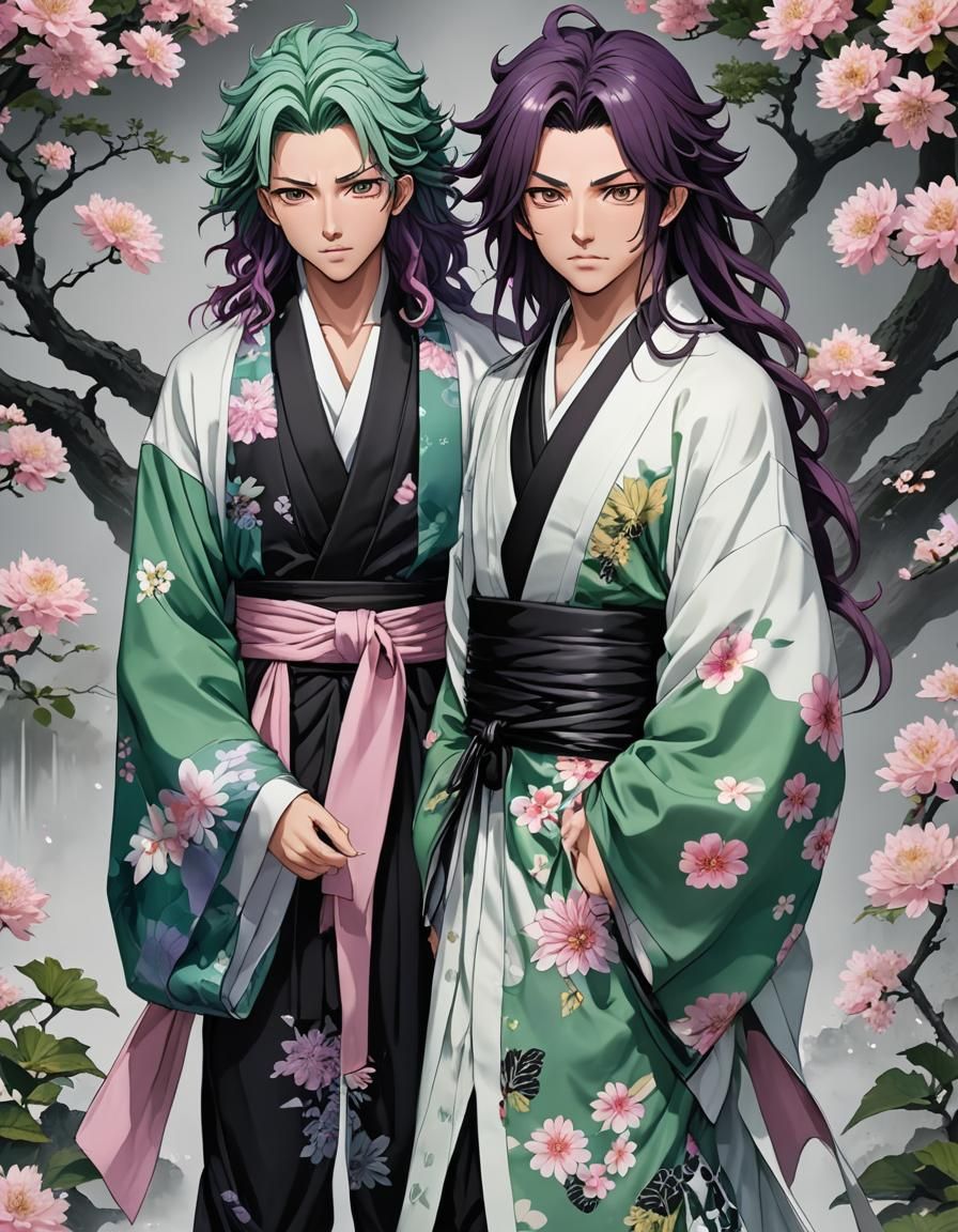 Tanjiro and Mitsuri: A Kimetsu No Yaiba Moment