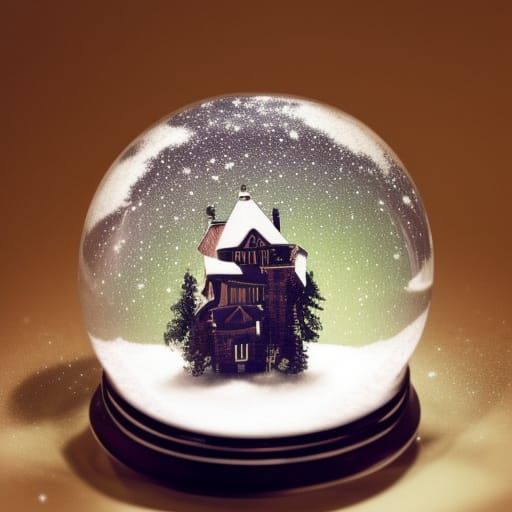 Galaxies Inside a Snow Globe