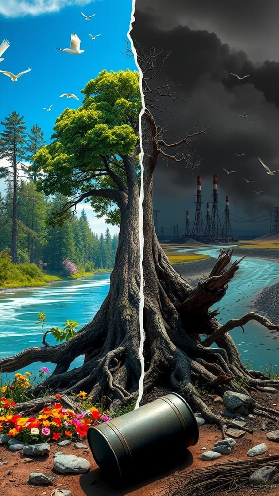 Divided Landscapes: Hope and Despair