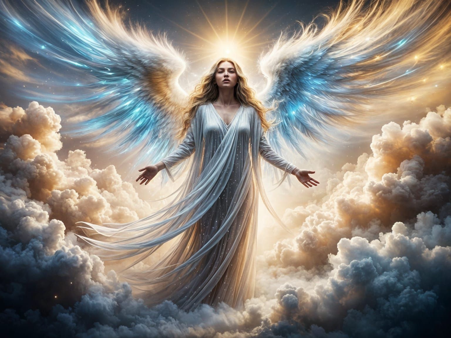 Guardian Angel Appears in Ethereal Light