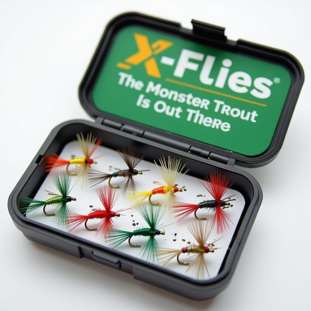 Fishing Flies Collection in Branded Fly-Box