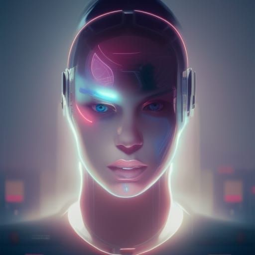 Cyberpunk Cityscape: Neon and Corporate Rule