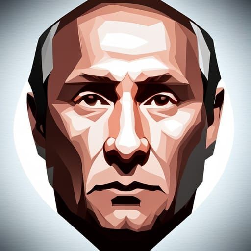 Putin Origami Papercraft in 8K Resolution