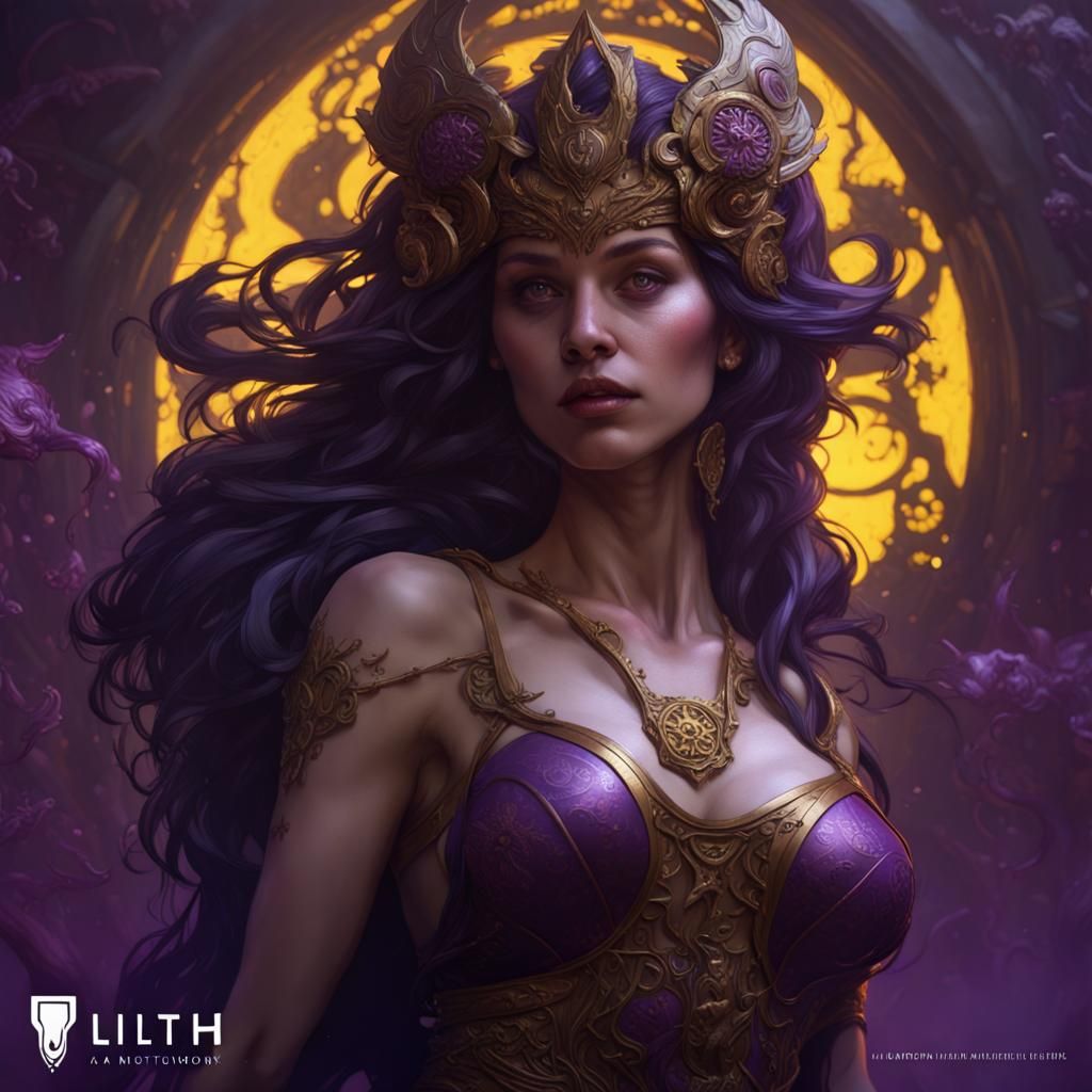 Lilith in Dark Fantasy Style Concept Art