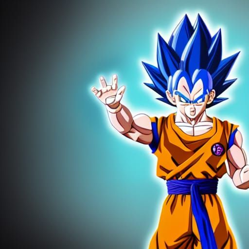 Ultra Instinct Vegeta: 3D Digital Art