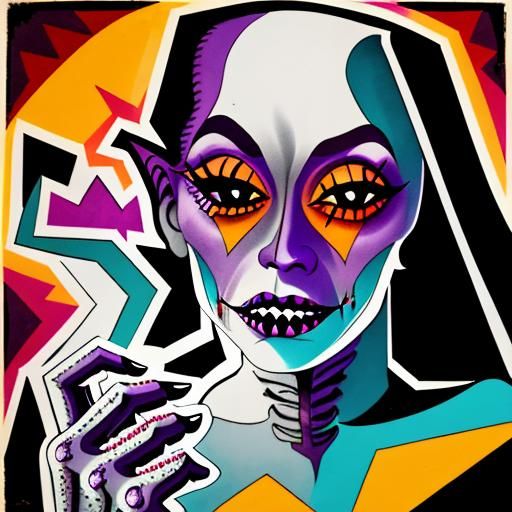 Nun with False Lashes