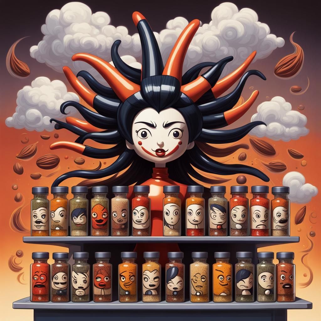 Eerie Spice Rack